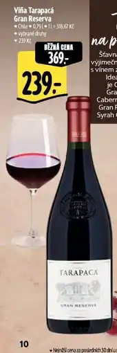 Albert Víno Tarapacá Gran Reserva nabídka
