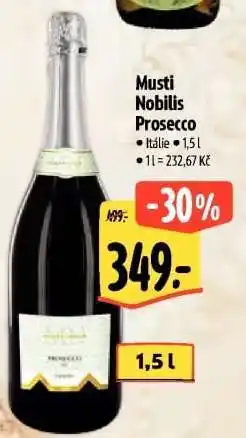Albert Musti Nobilis Prosecco nabídka