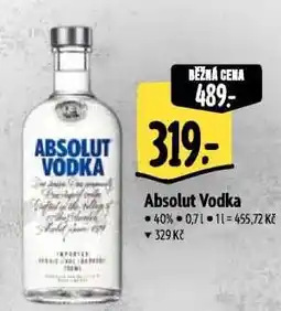 Albert Absolut Vodka nabídka