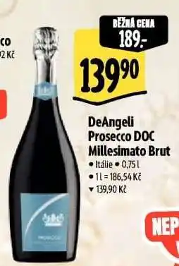 Albert DeAngeli Prosecco DOC Millesimato brut nabídka