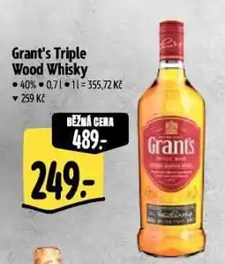 Albert Grant’s Triple Wood Whisky nabídka