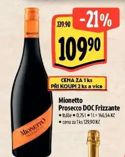 Albert Mionetto Prosecco DOC Frizzante nabídka