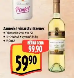Albert Zámecké vinařství Bzenec nabídka