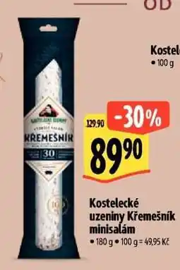 Albert Kostelecké uzeniny Křemešník minisalám nabídka