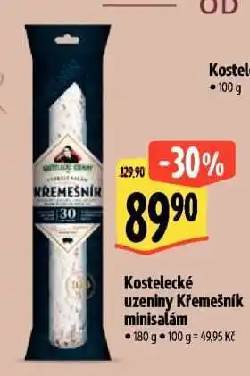 Albert Kostelecké uzeniny Křemešník minisalám nabídka