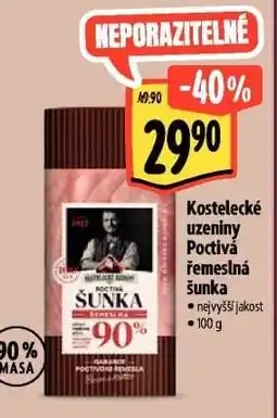 Albert Kostelecké uzeniny Poctivá řemeslná šunka nabídka