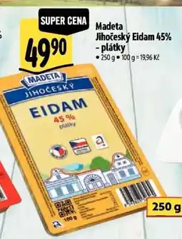 Albert Madeta Jihočeský Eidam 45% - plátky nabídka