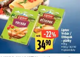 Albert Liptov Vrchár / Oštiepok – plátky nabídka