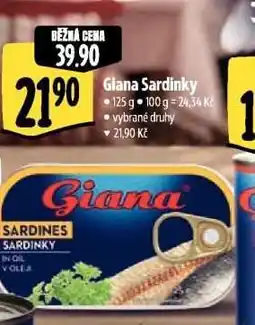 Albert Giana Sardinky nabídka