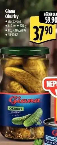Albert Giana okurky nabídka