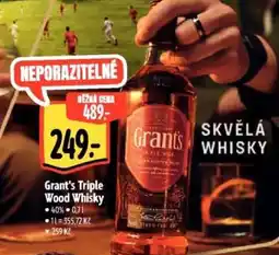 Albert Grant’s Triple Wood Whisky nabídka