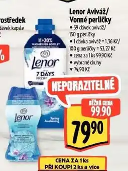 Albert LENOR Aviváž/Vonné perličky nabídka