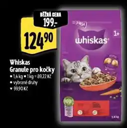 Albert Whiskas Granule pro kočky nabídka