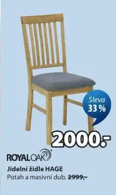 JYSK JÍDELNÍ ŽIDLE HAGE nabídka