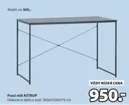 JYSK Psací stůl ASTRUP nabídka