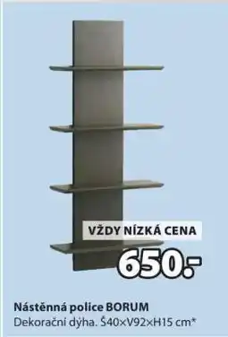 JYSK Nástěnná police BORUM nabídka