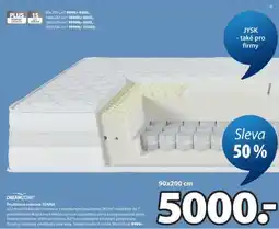 JYSK DREAMZONE Pružinová matrace TENNA nabídka