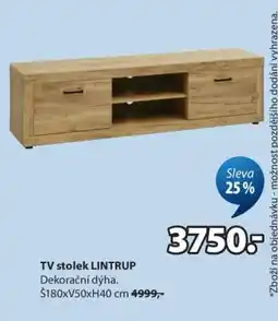 JYSK TV stolek LINTRUP nabídka