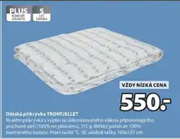 JYSK Dětská přikrývka TRONFJELLET nabídka