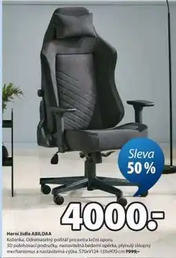 JYSK Herní židle ABILDAA nabídka
