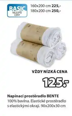JYSK Napínací prostěradlo BENTE nabídka