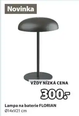 JYSK Lampa na baterie FLORIAN nabídka