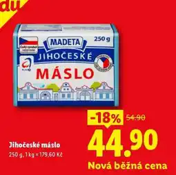 Lidl Jihočeské máslo nabídka