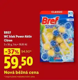 Lidl BREF WC blok Power Aktiv Citron nabídka