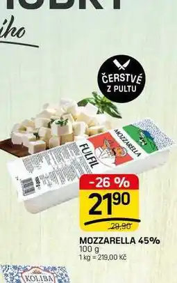 Flop MOZZARELLA 45% nabídka
