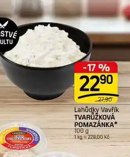 Flop TVARŮŽKOVÁ POMAZÁNKA nabídka