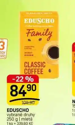 Flop EDUSCHO vybrané druhy 250 g | mletá nabídka