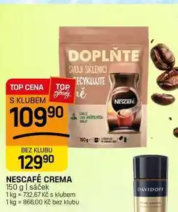 Flop NESCAFÉ CREMA 150 g | sáček nabídka