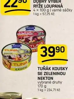 Flop TUŇÁK KOUSKY SE ZELENINOU NEKTON vybrané druhy nabídka