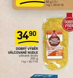 Flop DOBRÝ VÝBĚR VÁLCOVANÉ NUDLE vybrané druhy nabídka