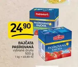 Flop RAJČATA PASÍROVANÁ vybrané druhy nabídka