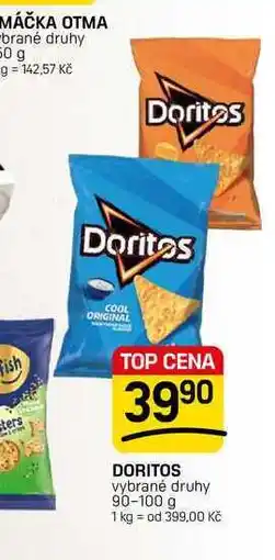 Flop DORITOS vybrané druhy nabídka