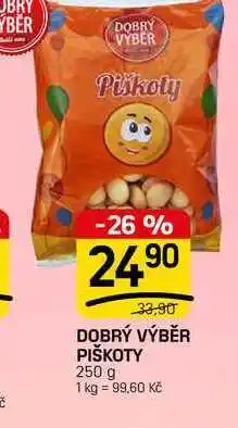 Flop DOBRÝ VÝBĚR PIŠKOTY nabídka