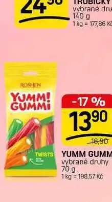 Flop YUMM GUMM vybrané druhy nabídka