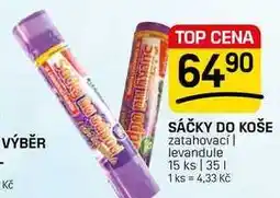Flop SÁČKY DO KOŠE zatahovací levandule 15 ks | nabídka