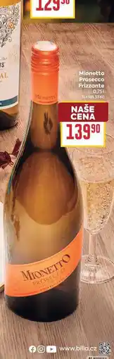 Billa Mionetto Prosecco Frizzante nabídka