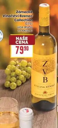 Billa Zámecké Vinařství Bzenec Collection nabídka
