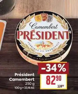 Billa Président Camembert nabídka