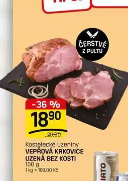 Flop VEPŘOVÁ KRKOVICE UZENÁ BEZ KOSTI nabídka
