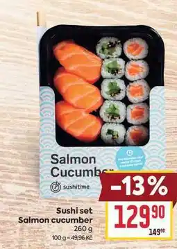 Billa Sushi set Salmon cucumber nabídka