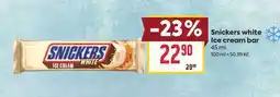 Billa Snickers white Ice cream bar nabídka