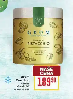 Billa Grom Zmrzlina nabídka