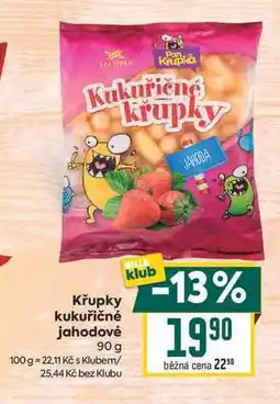 Billa Křupky kukuřičné jahodové nabídka