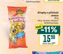 Billa Křupky s příchutí ovoce nabídka