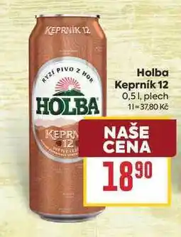 Billa Holba Keprník 12 0,51, plech nabídka