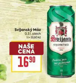 Billa Svijanský Máz 0,51, plech nabídka